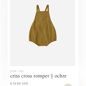 Rylee + Cru Criss Cross Romper